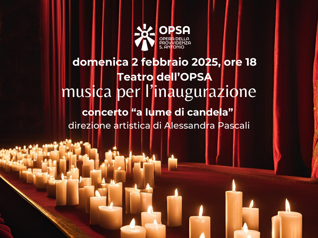 Featured image for “La Candelora all’OPSA: concerto a lume di candela con Alessandra Pascali e non solo”