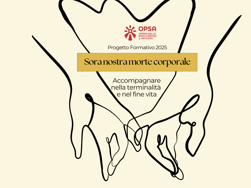 Featured image for “Accompagnamento al fine vita e non solo: comincia la formazione per professionisti “Sora nostra morte corporale””