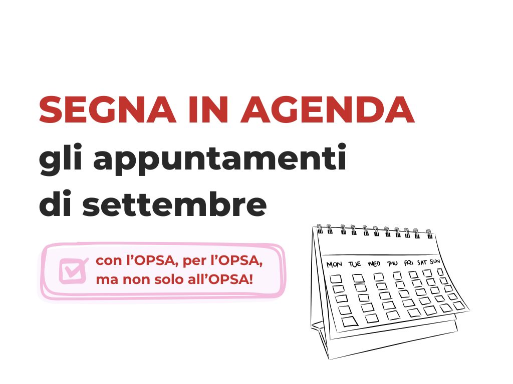 Featured image for “OPSA presenta: gli eventi di settembre”