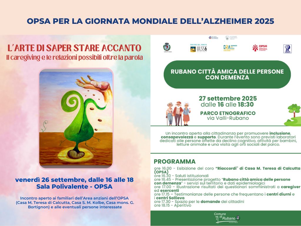 Featured image for “OPSA per la Giornata Mondiale dell’Alzheimer 2025”