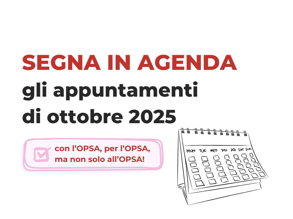 Featured image for “OPSA presenta: gli eventi di ottobre 2025”