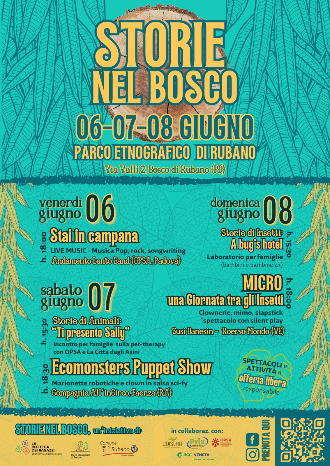 Featured image for “OPSA a Storie nel bosco con l’attività di pet therapy di “In Con-tatto””