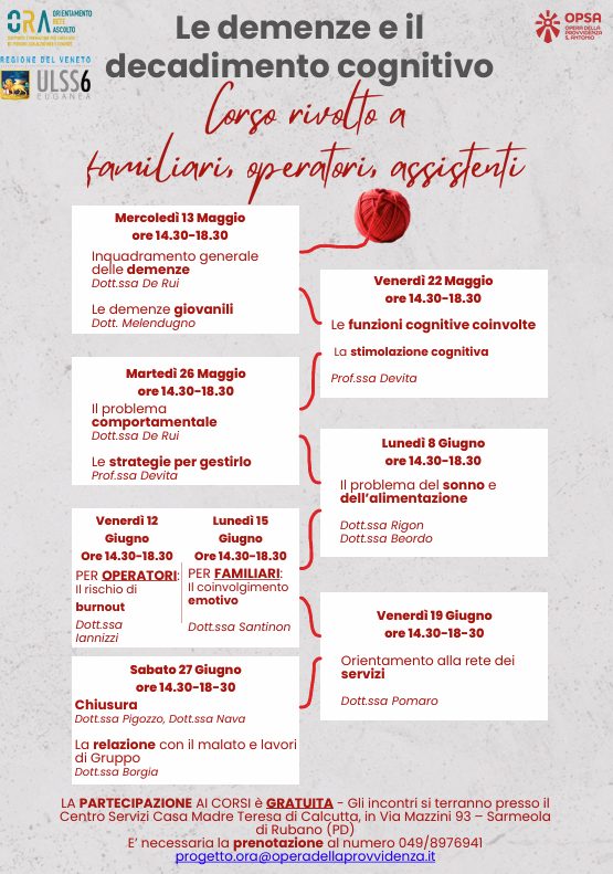 demenze e decadimento cognitivo