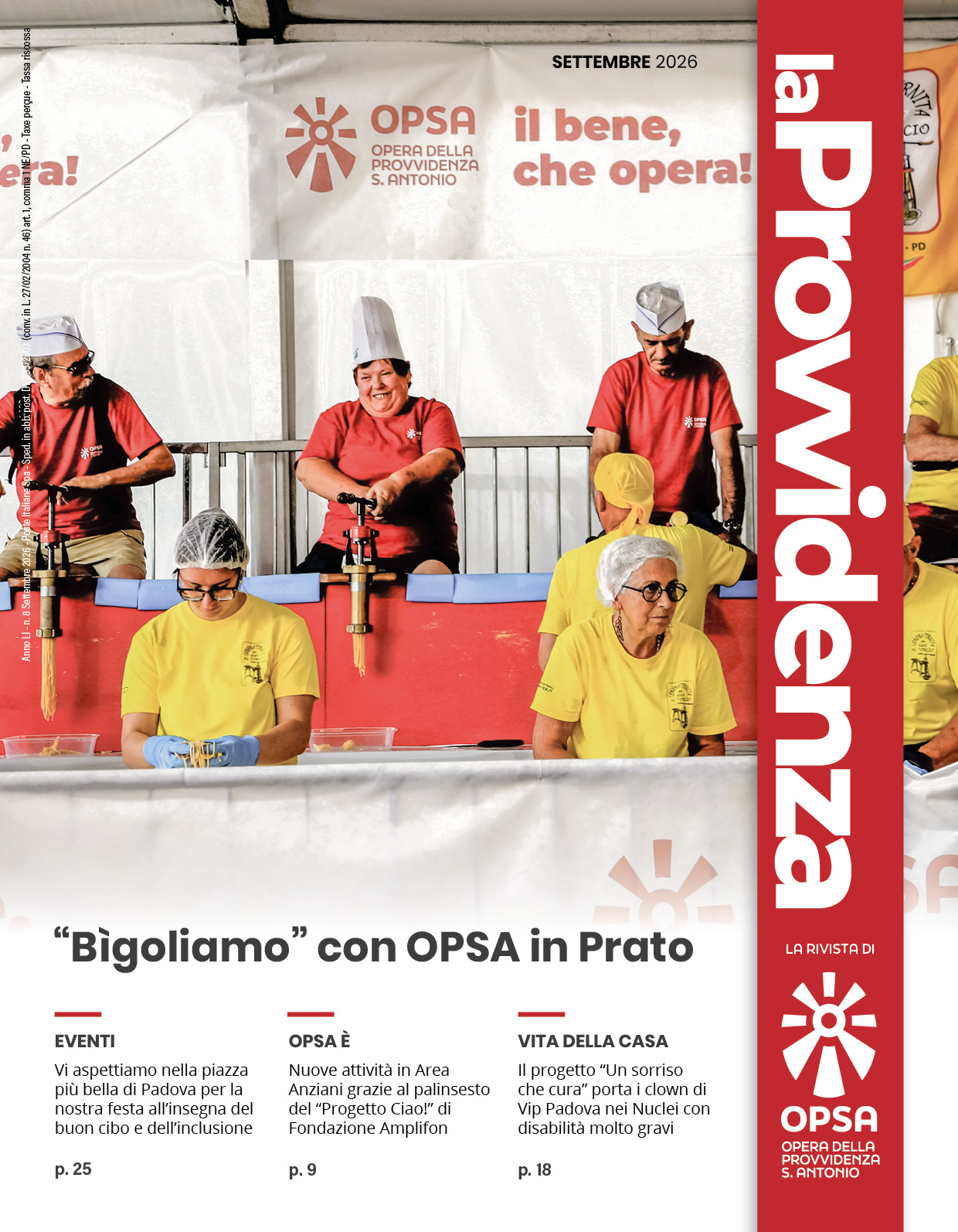Featured image for “LA PROVVIDENZA – SETTEMBRE 2026 ”